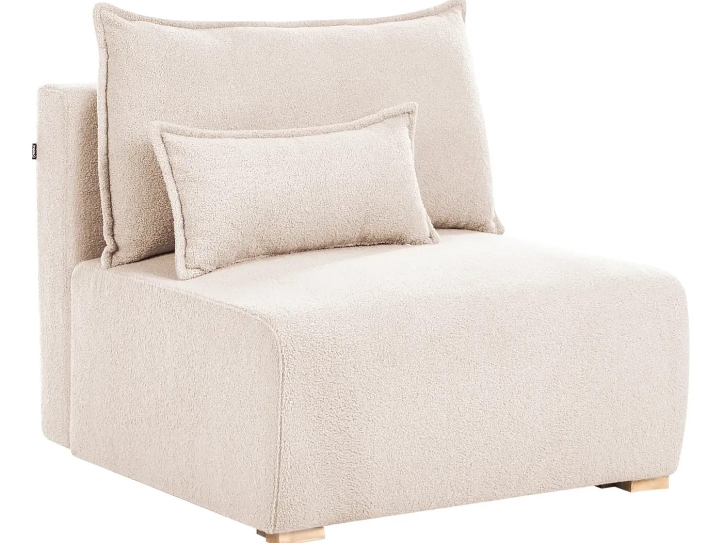 Sezione a 1 posto NERBO Bouclé Beige