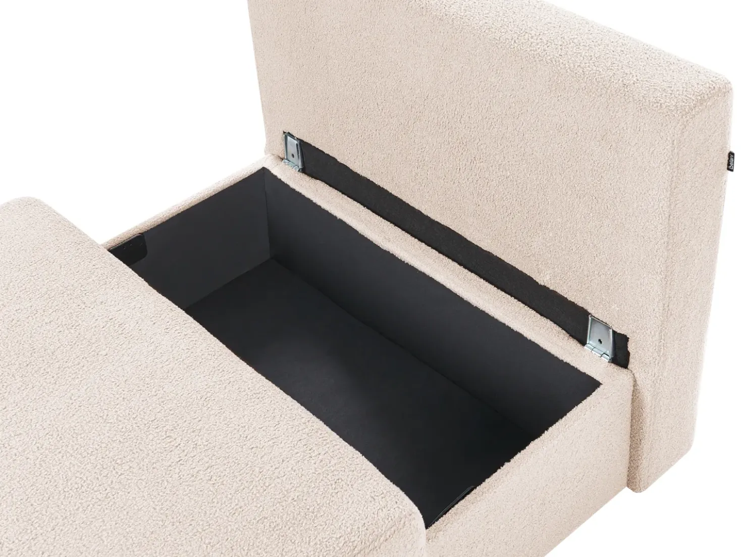Sezione a 1 posto NERBO Bouclé Beige