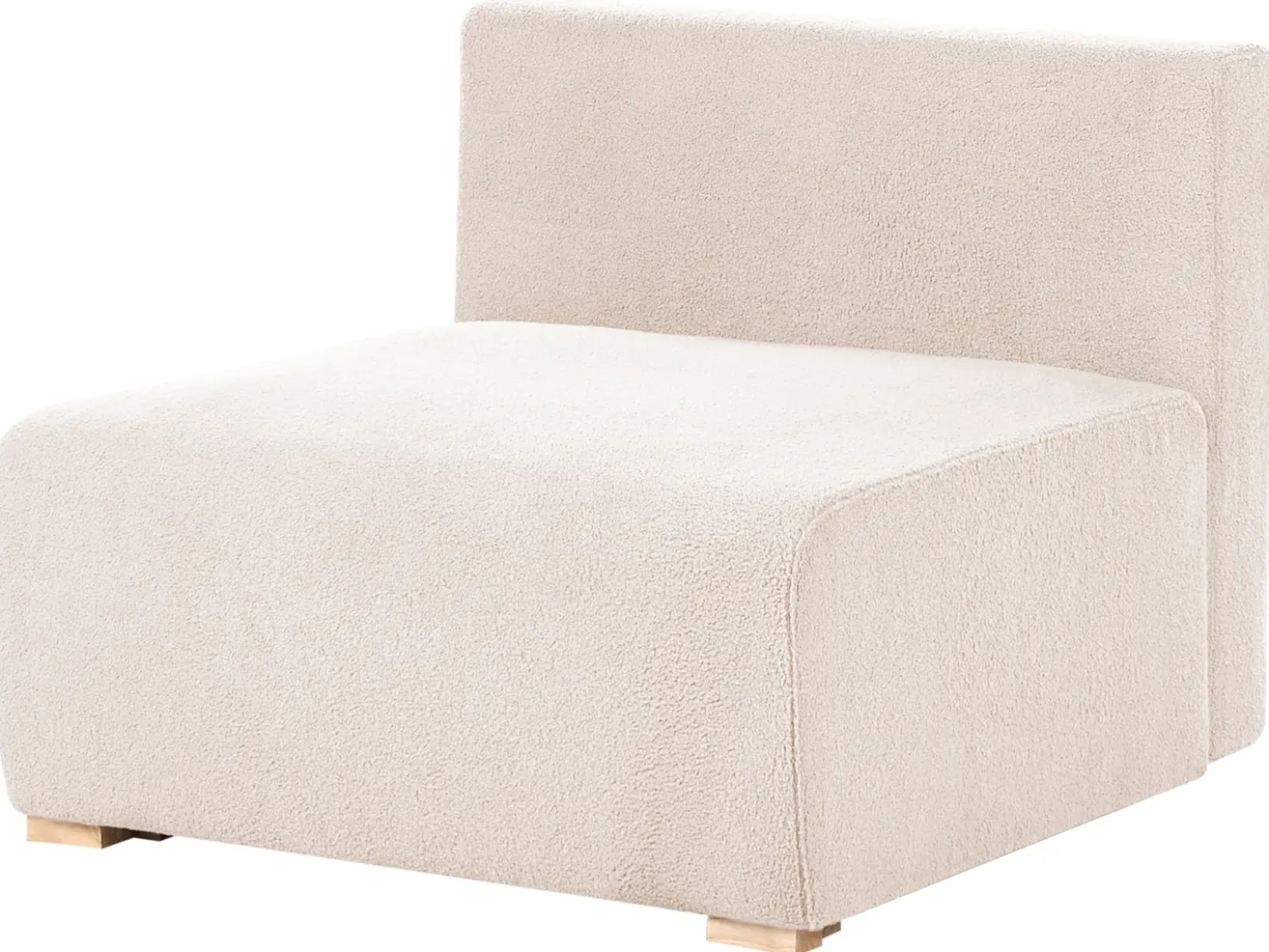 Sezione a 1 posto NERBO Bouclé Beige