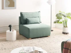 Sezione a 1 posto NERBO Tessuto Verde chiaro