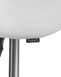 Sgabello a sella DUMONT Pelle sintetica Bianco