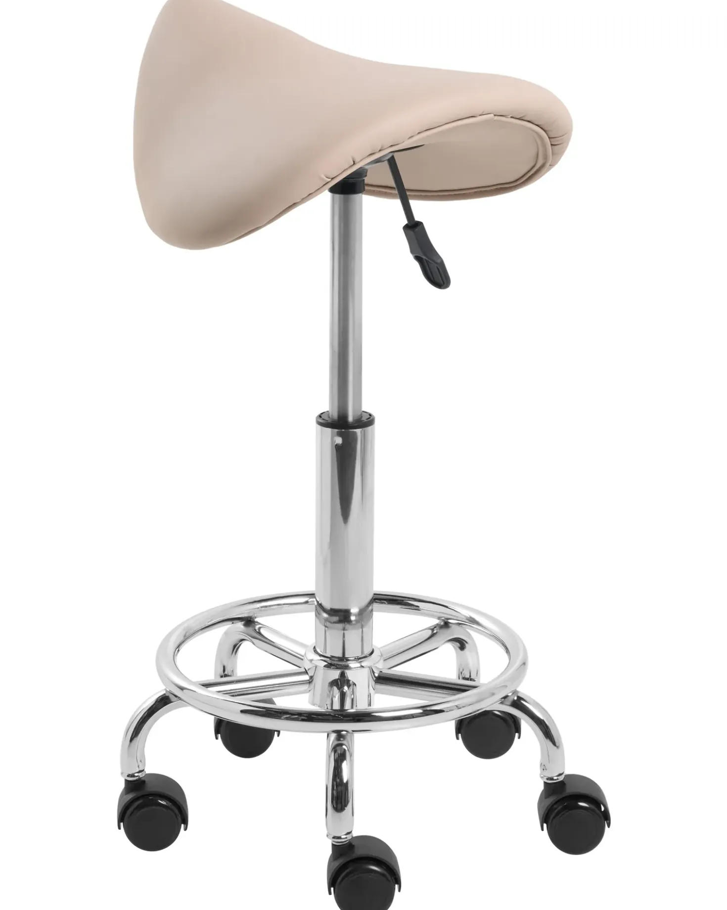 Sgabello a sella DUMONT Pelle sintetica Beige