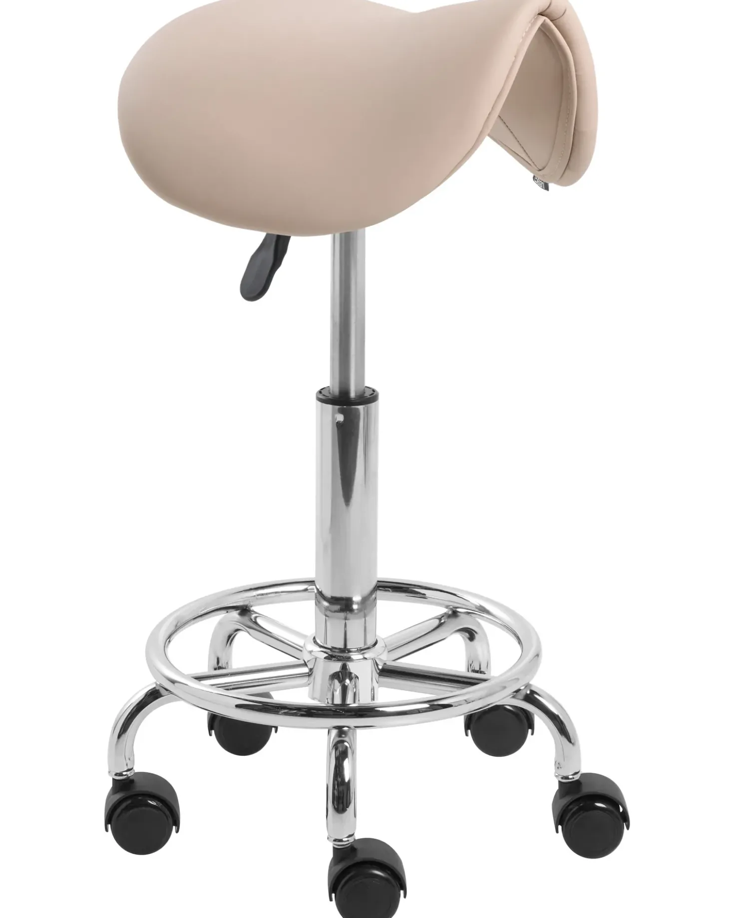 Sgabello a sella DUMONT Pelle sintetica Beige