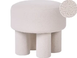 Sgabello CANBY Bouclé Bianco sporco