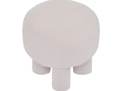 Sgabello CANBY Bouclé Bianco sporco
