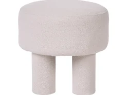 Sgabello CANBY Bouclé Bianco sporco