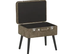 Sgabello contenitore MALLARD Velluto a coste Marrone chiaro