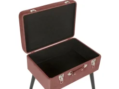 Sgabello contenitore MALLARD Velluto a coste Rosa