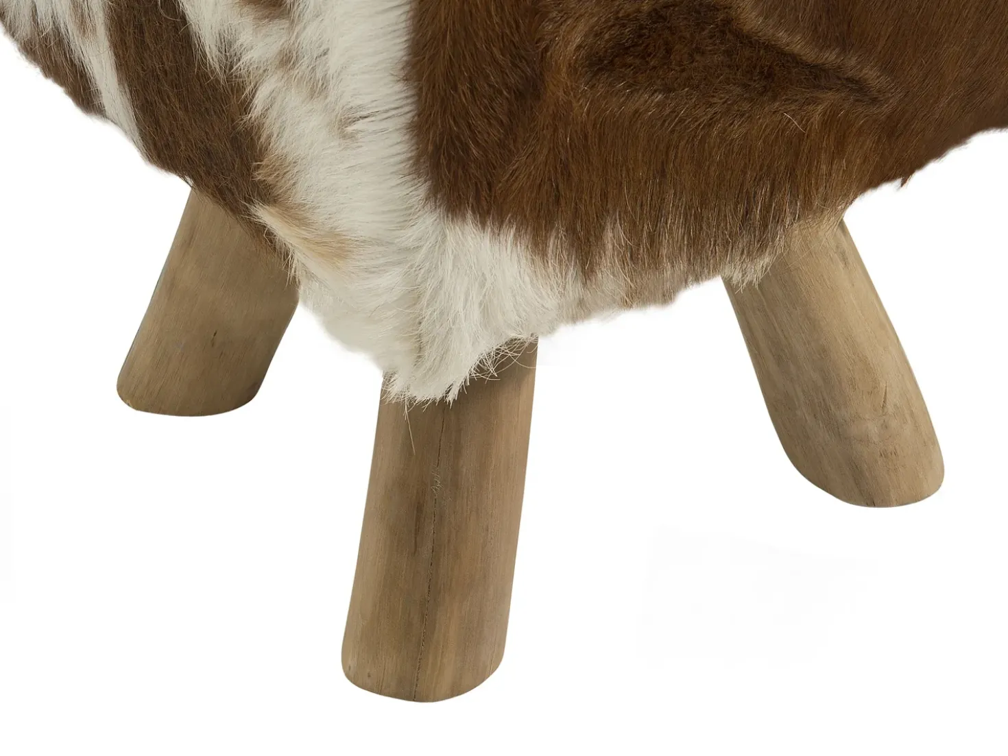 Sgabello DALTON Pelle naturale Marrone