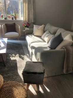 Sgabello DALTON Pelle naturale Marrone