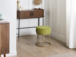 Sgabello DELCO Velluto Verde lime