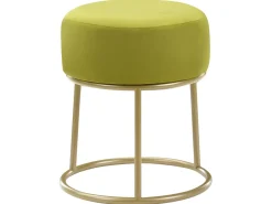 Sgabello DELCO Velluto Verde lime