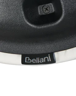 Sgabello ergonomico oscillante ESTELL Pelle sintetica Bianco