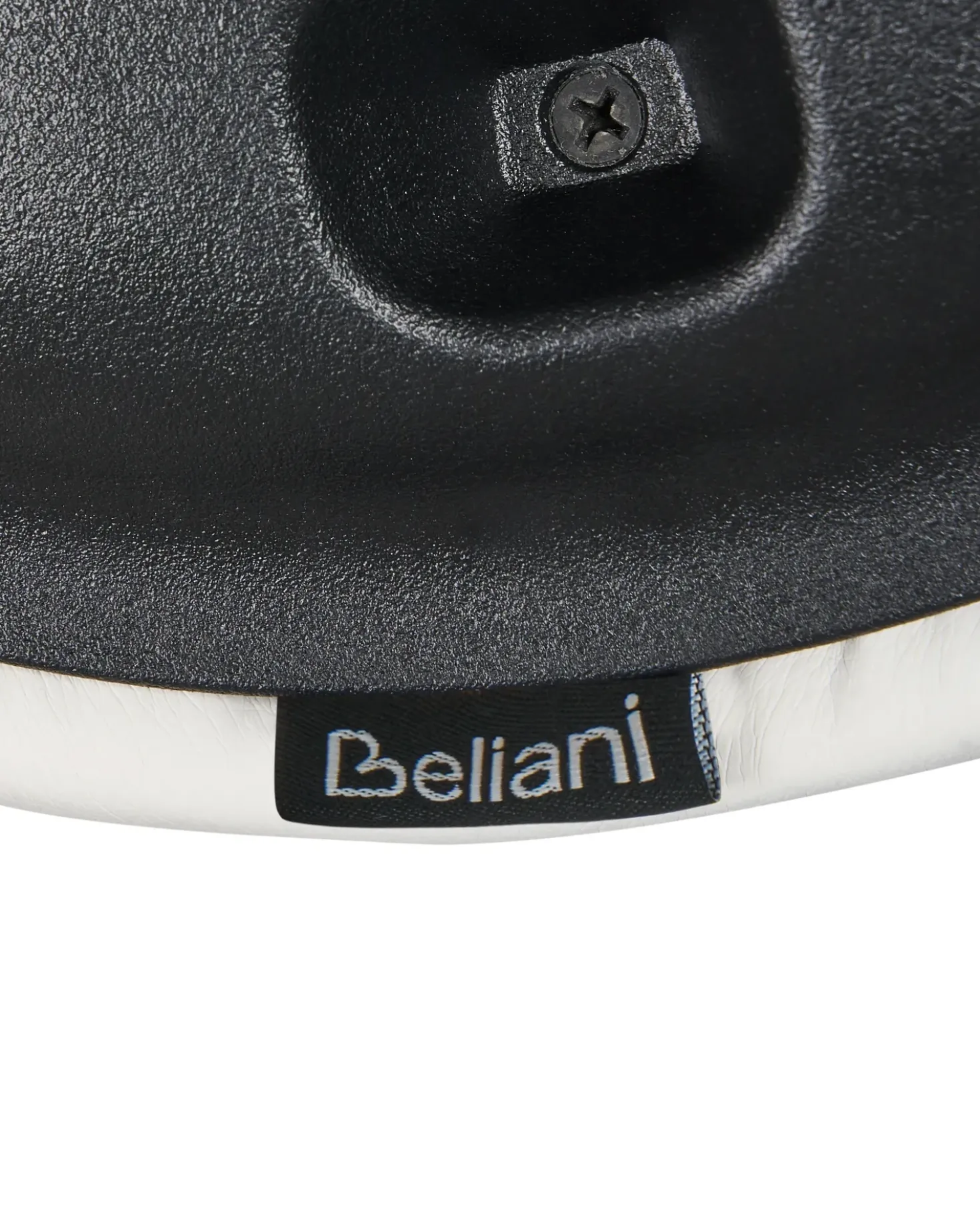 Sgabello ergonomico oscillante ESTELL Pelle sintetica Bianco