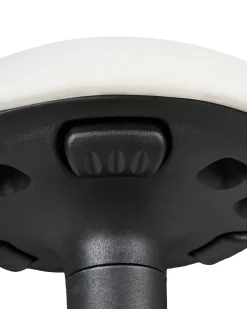 Sgabello ergonomico oscillante ESTELL Pelle sintetica Bianco