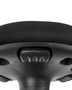 Sgabello ergonomico oscillante ESTELL Tessuto Nero