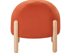 Sgabello HELEN Velluto Arancione