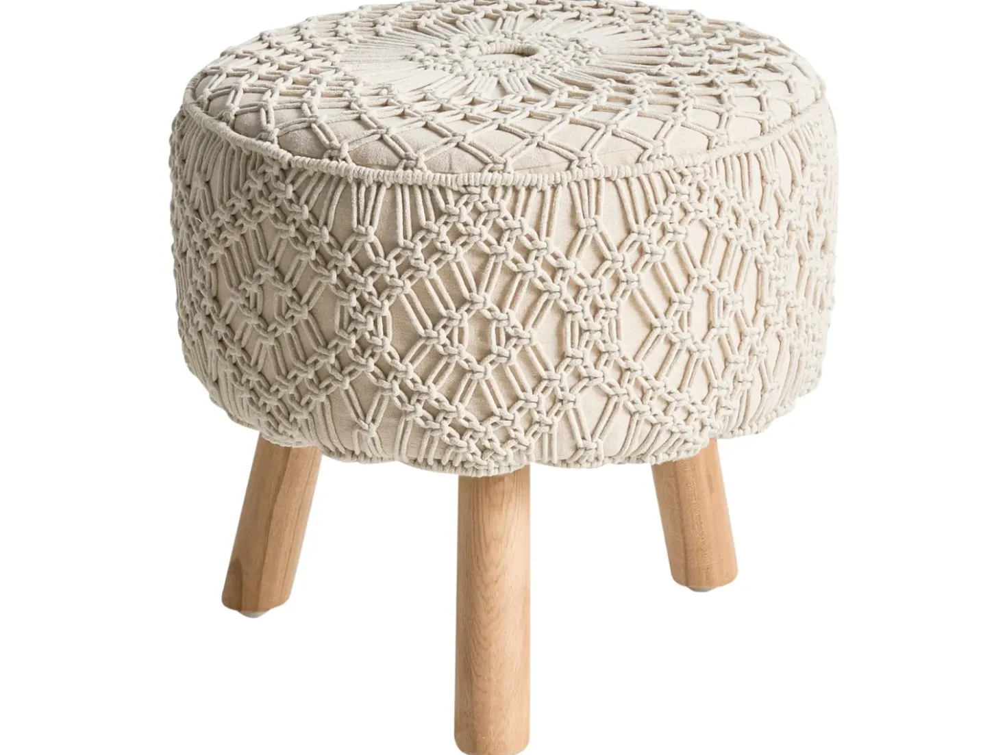 Sgabello MANZAI Cotone Beige