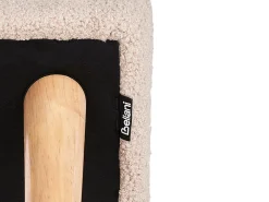 Sgabello TAKOMA Bouclé Beige chiaro