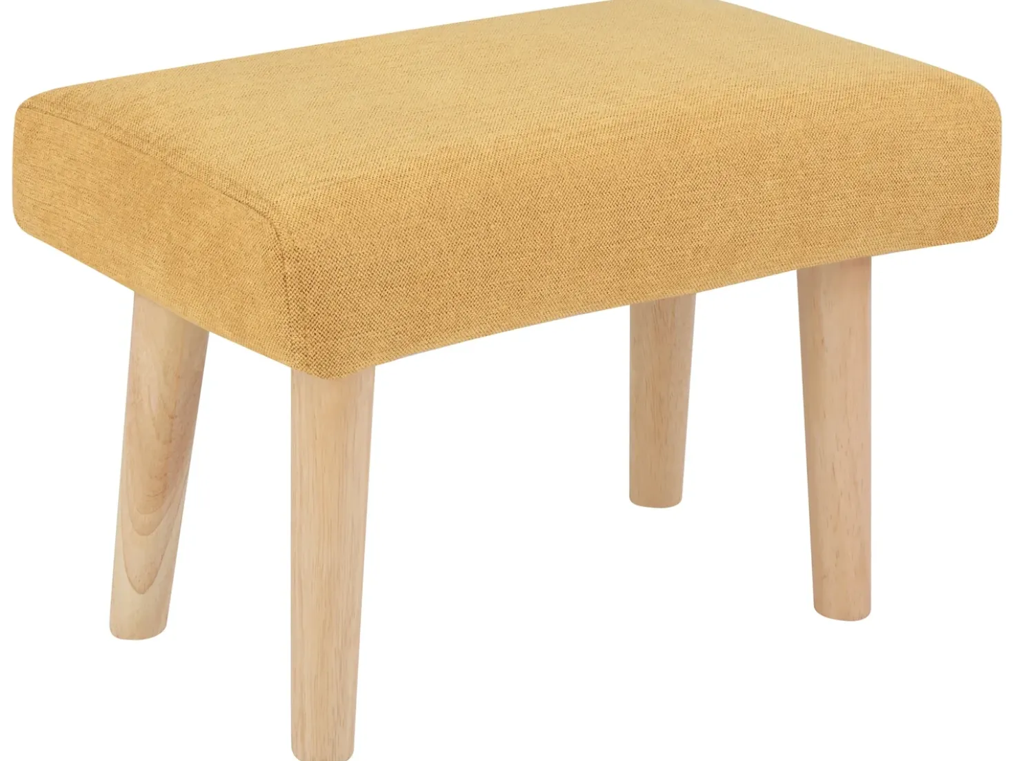 Sgabello TAKOMA II Tessuto Giallo