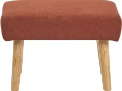 Sgabello TAKOMA Tessuto Arancione