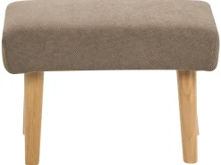 Sgabello TAKOMA Tessuto Marrone