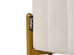 Sgabello UTAH Velluto Bianco sporco