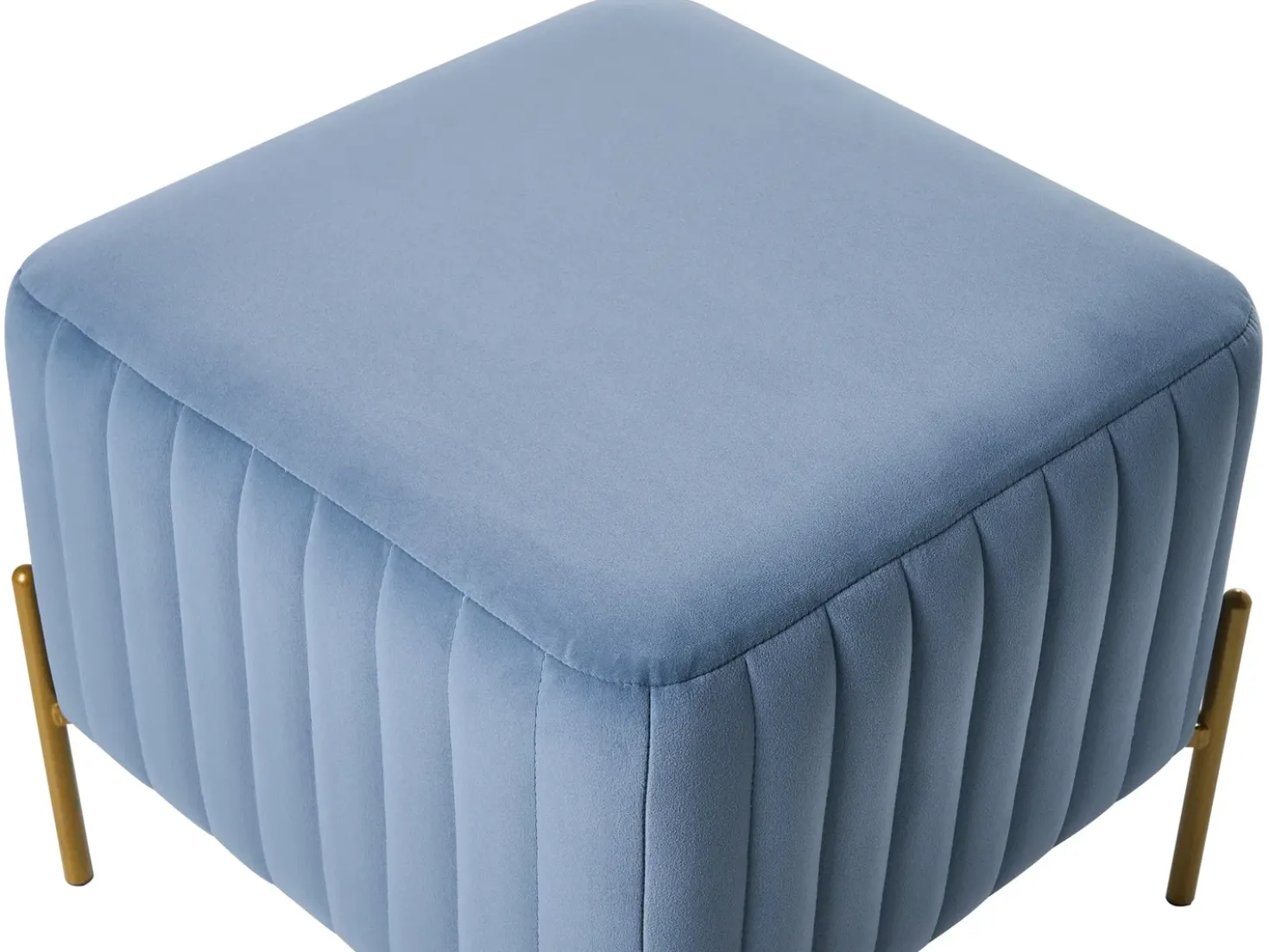 Sgabello UTAH Velluto Blu