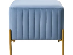 Sgabello UTAH Velluto Blu