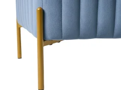 Sgabello UTAH Velluto Blu