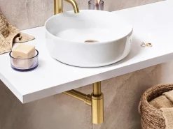 Sifone per lavabo con scarico Click Clack MAFREDI Ottone Oro