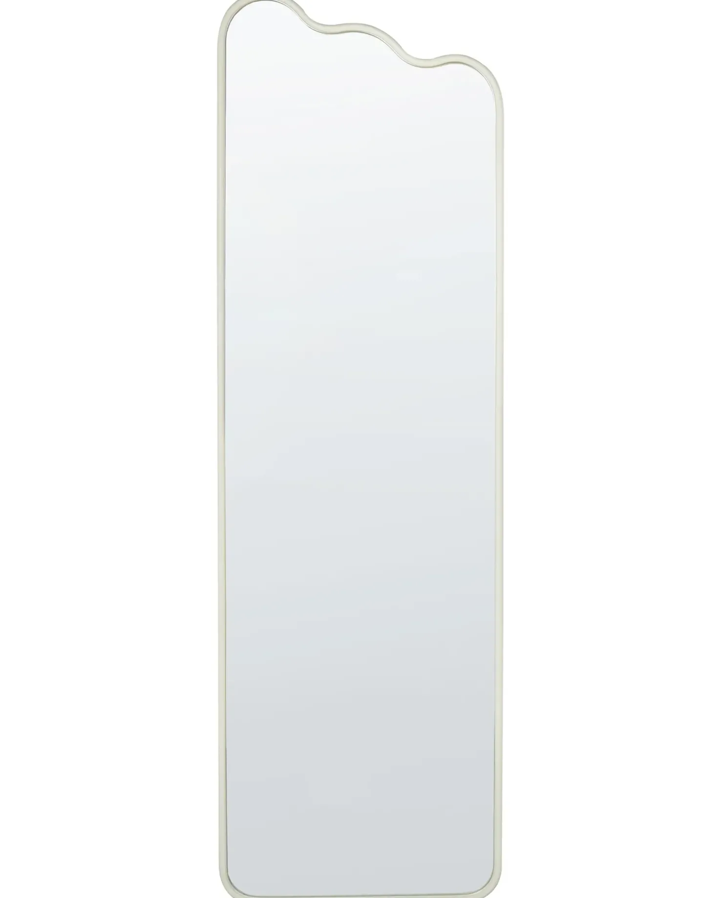 Specchio ABZAC 45 cm 145 cm Metallo Bianco sporco