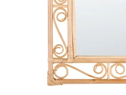 Specchio AMANU 41 cm 52 cm Rattan Naturale