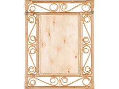 Specchio AMANU 41 cm 52 cm Rattan Naturale