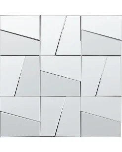 Specchio ANCEMONT 80 cm 80 cm Argento
