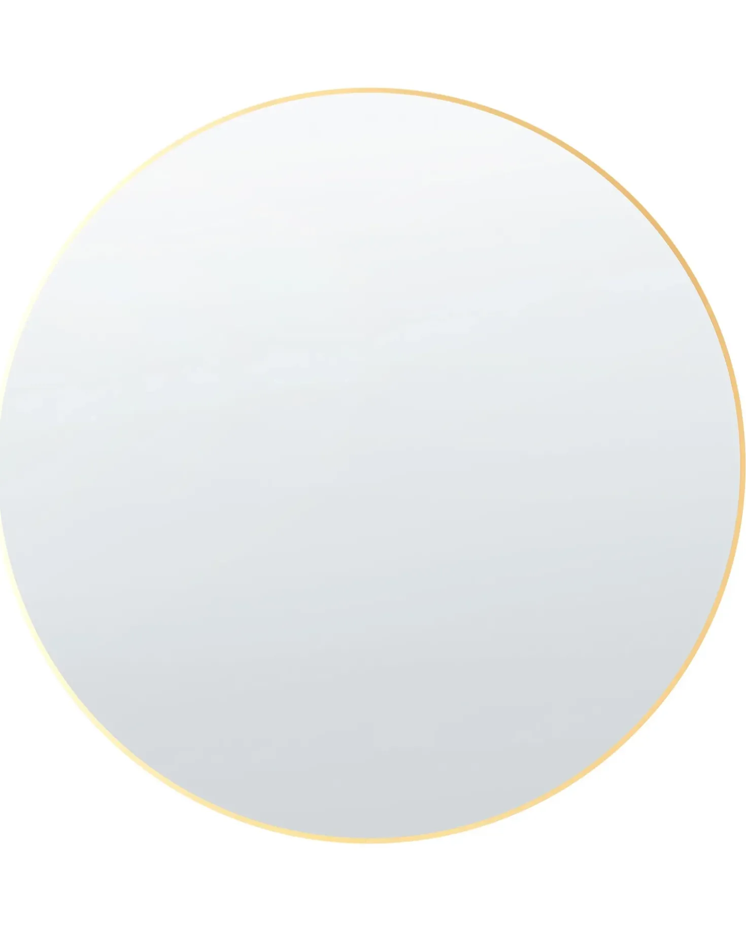 Specchio ANNEMASSE 80 cm 80 cm Metallo Oro