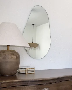 Specchio AUBAGNE 40 cm 65 cm Argento