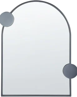Specchio AULON 69 cm 80 cm Metallo Nero