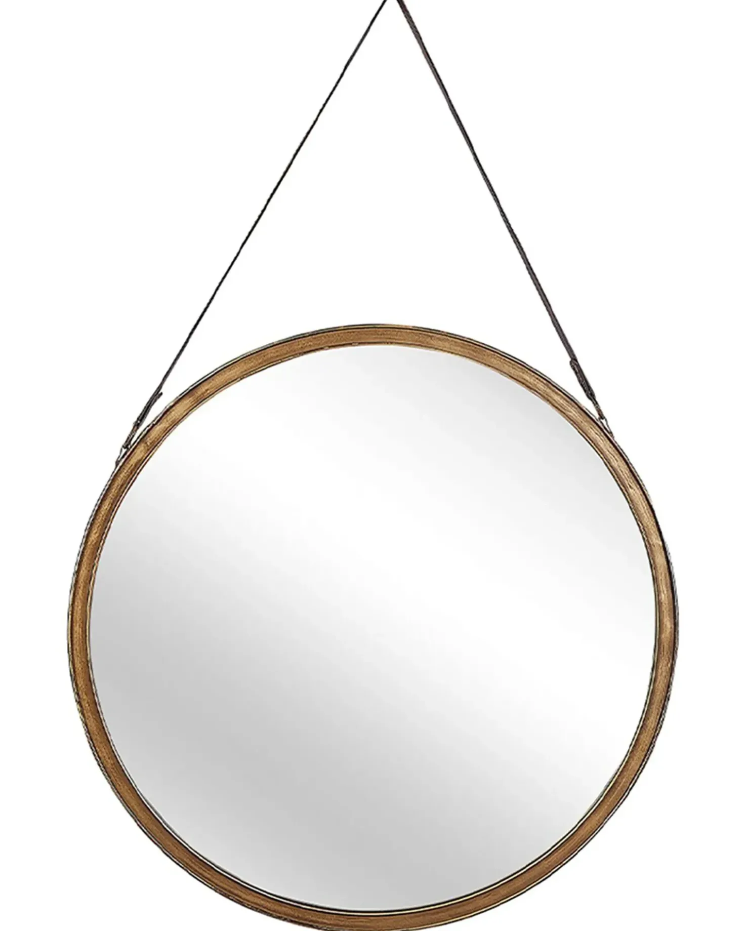 Specchio AUTUN 60 cm 60 cm Metallo Oro