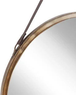 Specchio AUTUN 60 cm 60 cm Metallo Oro