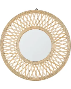 Specchio BACATA 60 cm 60 cm Bambù Naturale