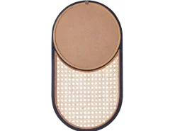 Specchio BALEAL 30 cm 56 cm Rattan Naturale