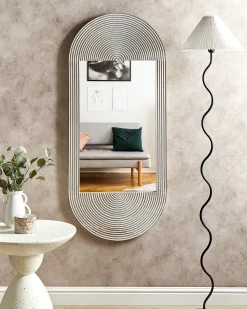 Specchio BRIANT 56 cm 130 cm Legno di mango Bianco