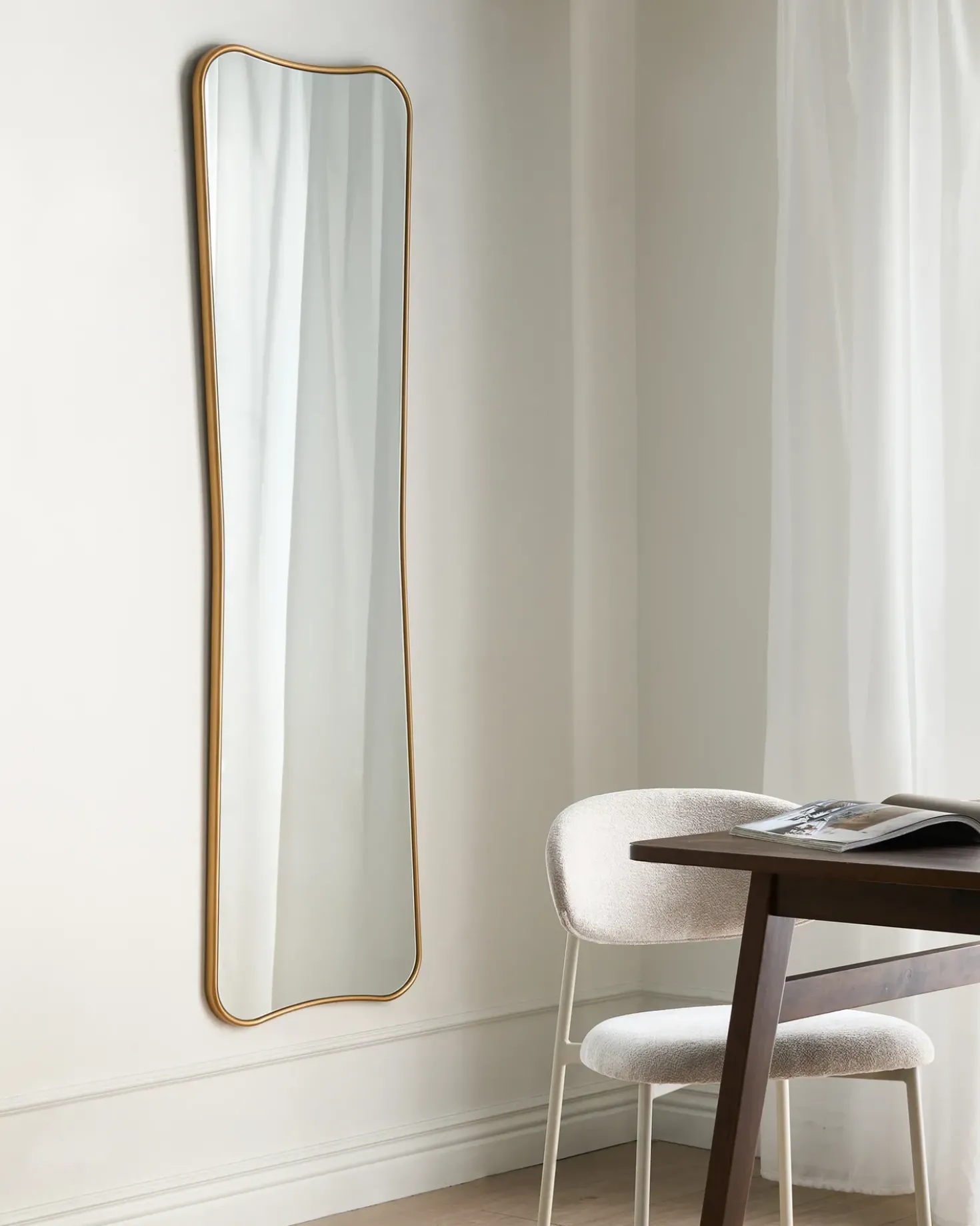 Specchio BRIEUC 50 cm 160 cm Oro