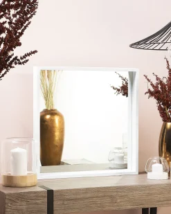 Specchio BRIGNOLES 50 cm 50 cm Bianco
