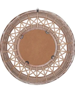 Specchio CACOMA 62 cm 62 cm Bambù Marrone