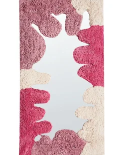 Specchio CAGERI 41 cm 75 cm Cotone Rosa