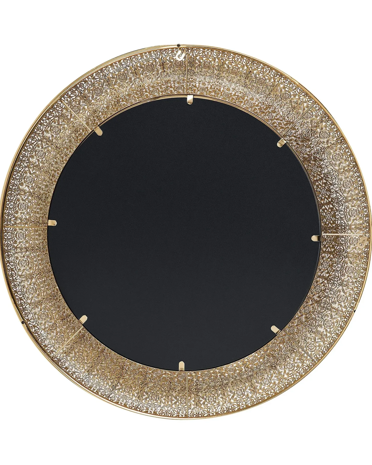 Specchio CHANNAY 80 cm 80 cm Metallo Oro