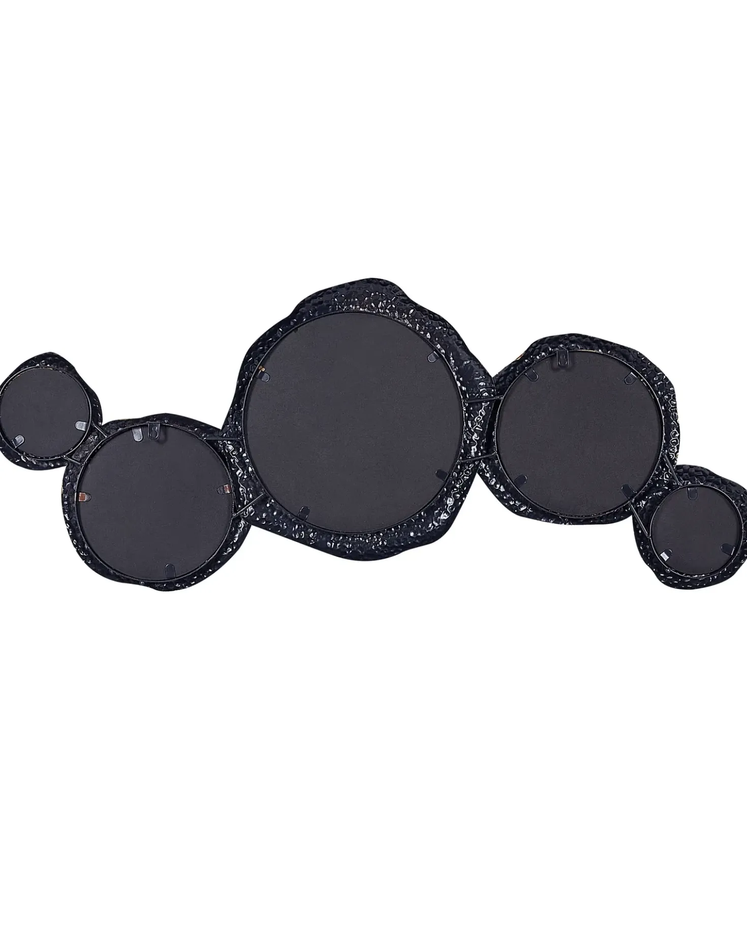 Specchio CHARNY 109 cm 44 cm Metallo Nero/Oro
