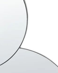 Specchio CLAIS 82 cm 80 cm Argento